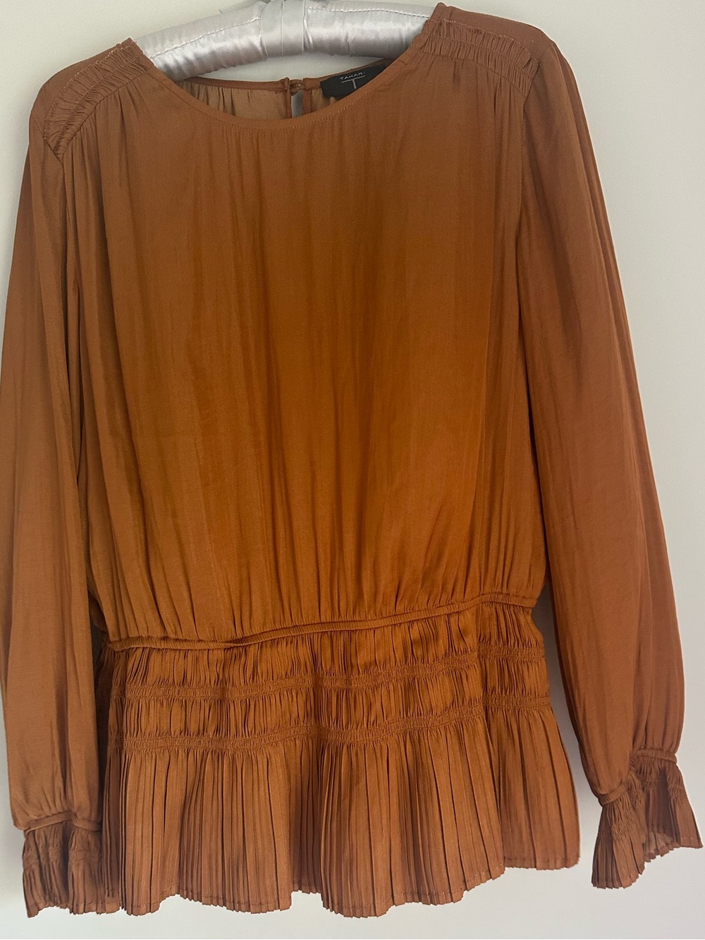 Tahari Flowy Long Sleeve Top